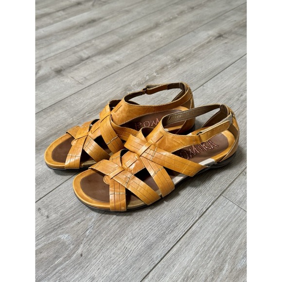 Romika Size 8‎ Women's Leather Sandals Size 39 Casual Adjustable Strap Summer - Picture 1 of 8
